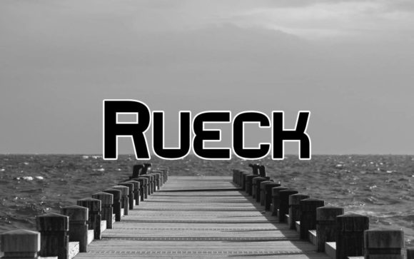Discover Rueck: A Bold Typeface for Unforgettable Designs