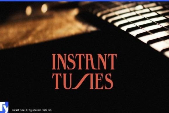 Exploring the Bold Character of the Instant Tunes Typeface