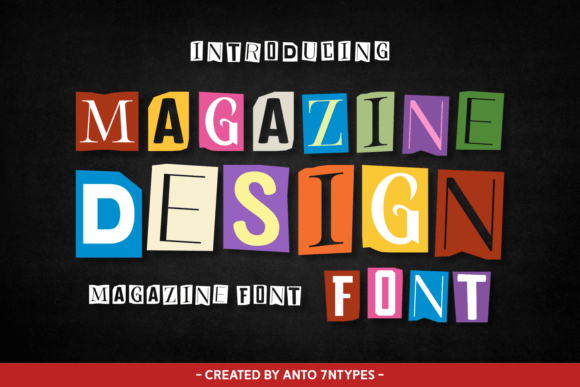 Magazine Design: A Vintage Typeface with Modern Appeal
