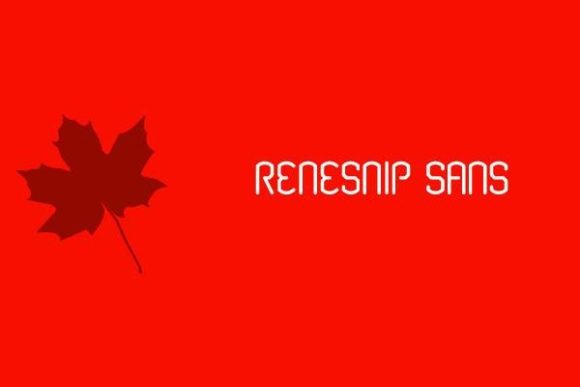 Renesnip: A Display Font for Modern, Polished Design