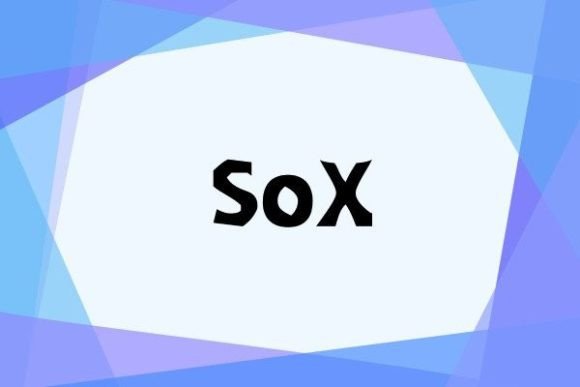 Sox: A Modern Display Font for Diverse Creative Projects